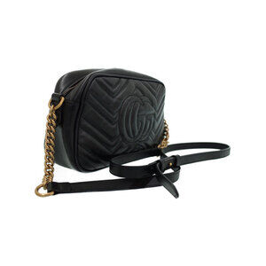 Gucci Quilted Marmont Shoulder Bag GG
